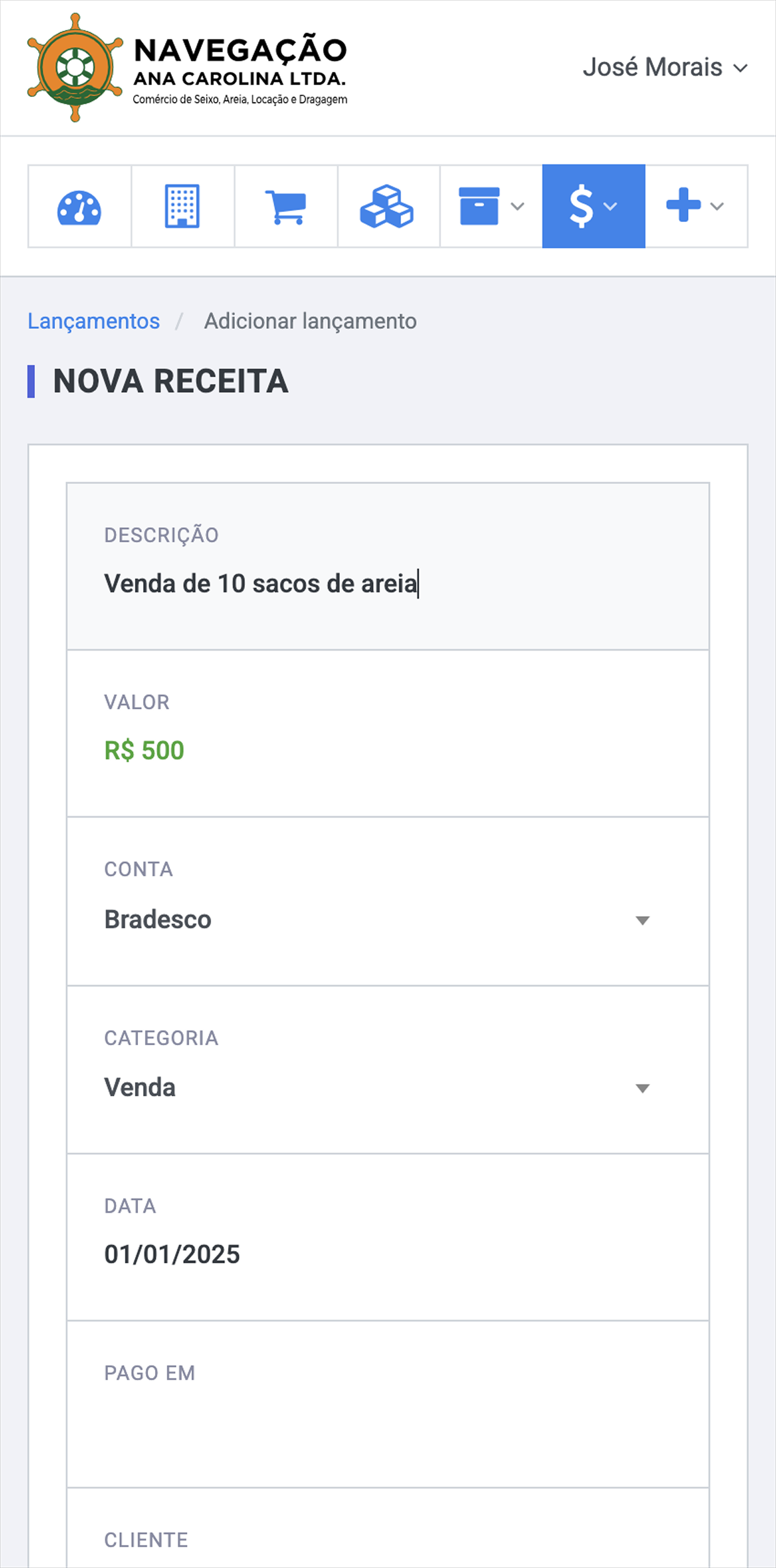Novo Lançamento